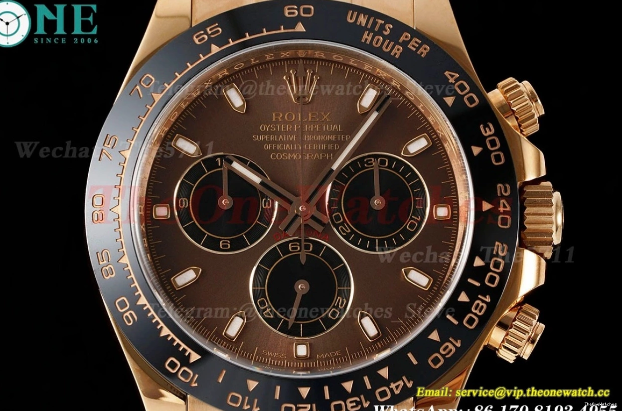 DD4130 Dial Brown RG Daytona Clean RU 40mm 116515 0212